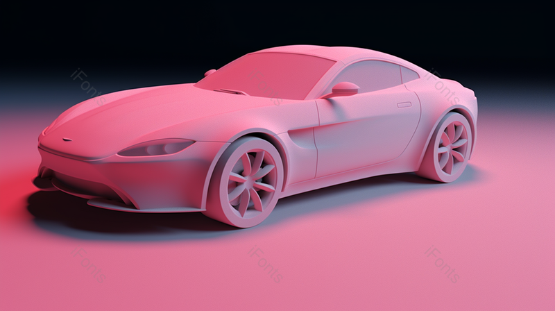 打造智能生活智能汽车未上色的汽车模型,高清,摄影图,摄影图片,图片大全,摄影图免费下载